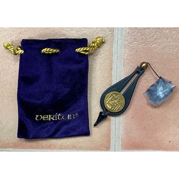 Vintage 1998 DATED Veritas Flat-Bob Plumb Bob Marked - Made in Canada O5K97.05 - Picture 1 of 4